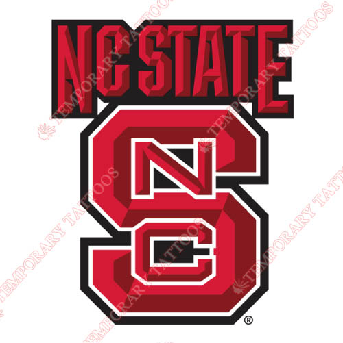 North Carolina State Wolfpack Customize Temporary Tattoos Stickers NO.5499